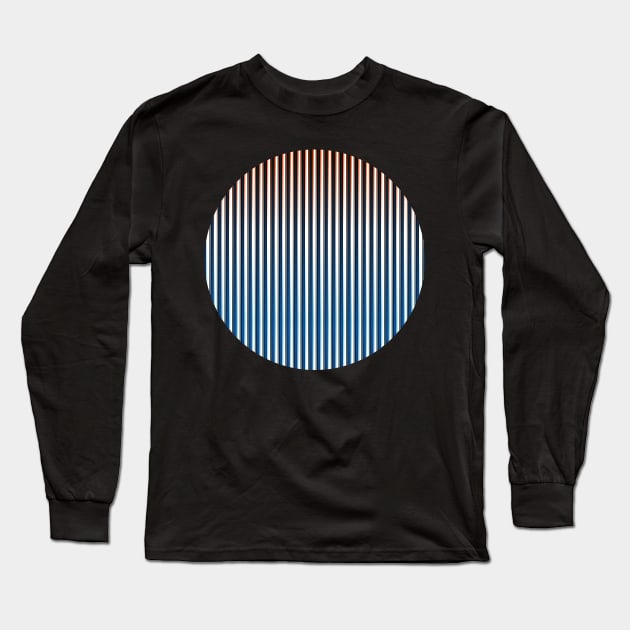 Geometric modern Boho abstract mid century stripes minimalist 132 Pattern Long Sleeve T-Shirt by dvongart